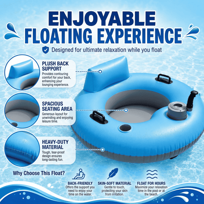 Blue Current Motorised Pool Float - Compact