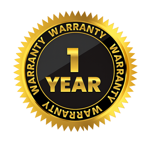 1 Year Warranty